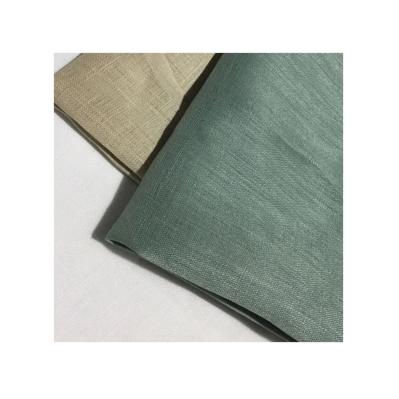 The best-selling breathable and smooth pure linen garment textile fabric