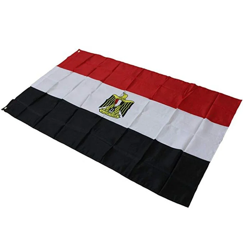 High quality double sided Egypt flag 3x5 Ft