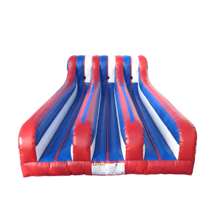 High quality inflatable bungee run interactive game inflatable jumping trampoline bungee run