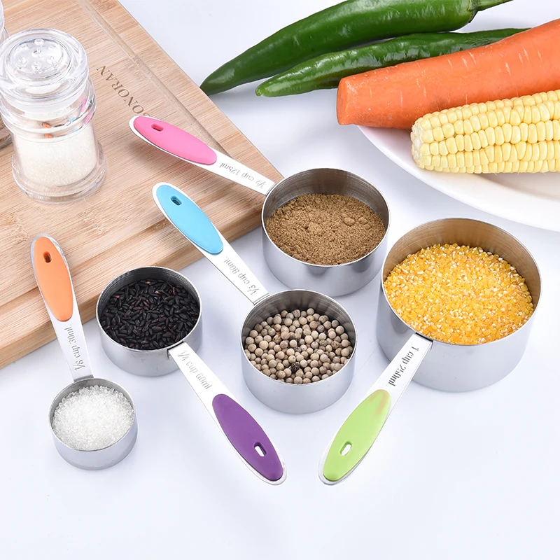 10Pcs Promotion cooking measuring cups / spoons set stainless steel measuring spoons