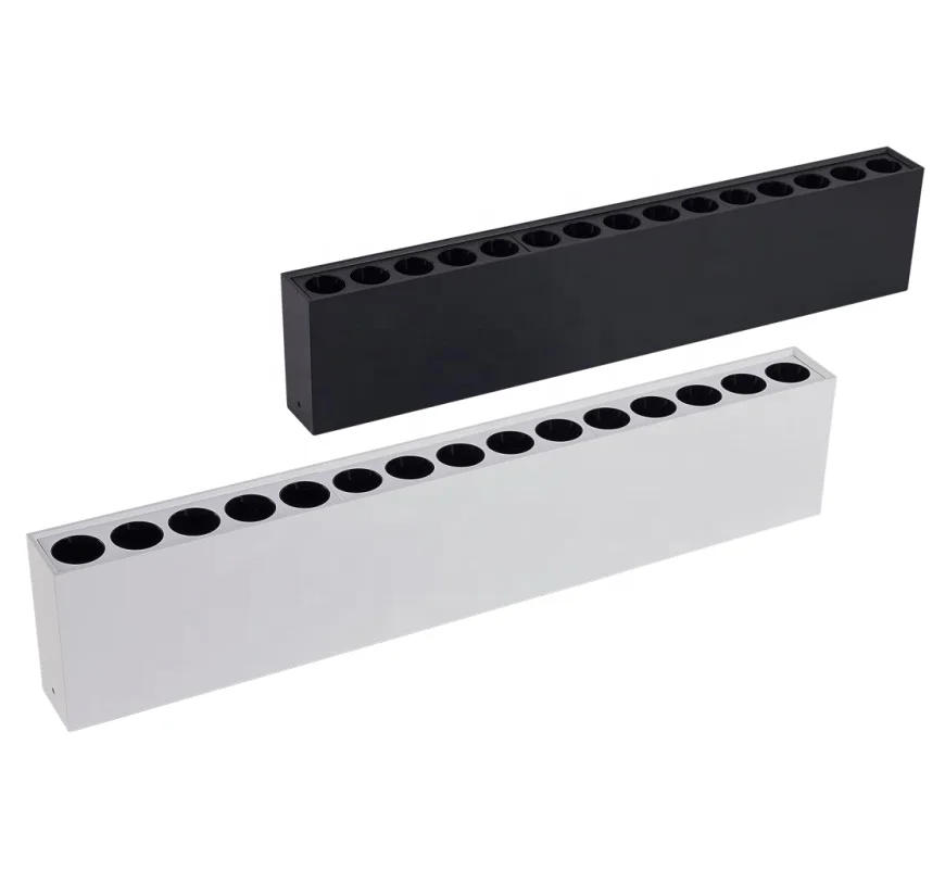 UGR<14 Anti-glare Surface Mounted 36W 15 Beads Linear LED Spotlight Downlight for Commercial Decoration Lighting