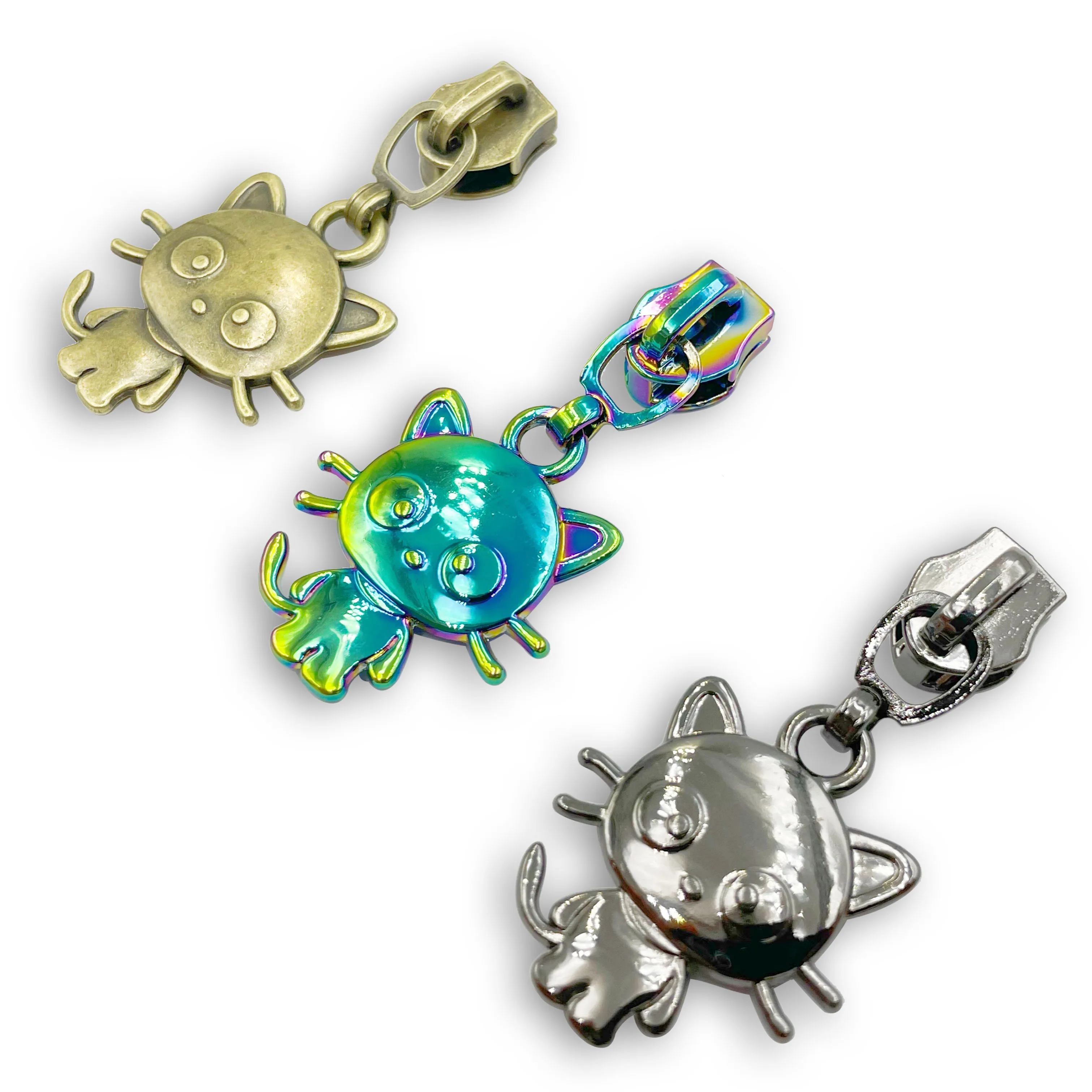 ready to ship high quality bag zipper pulls,zipper head for 5# nylon zipper