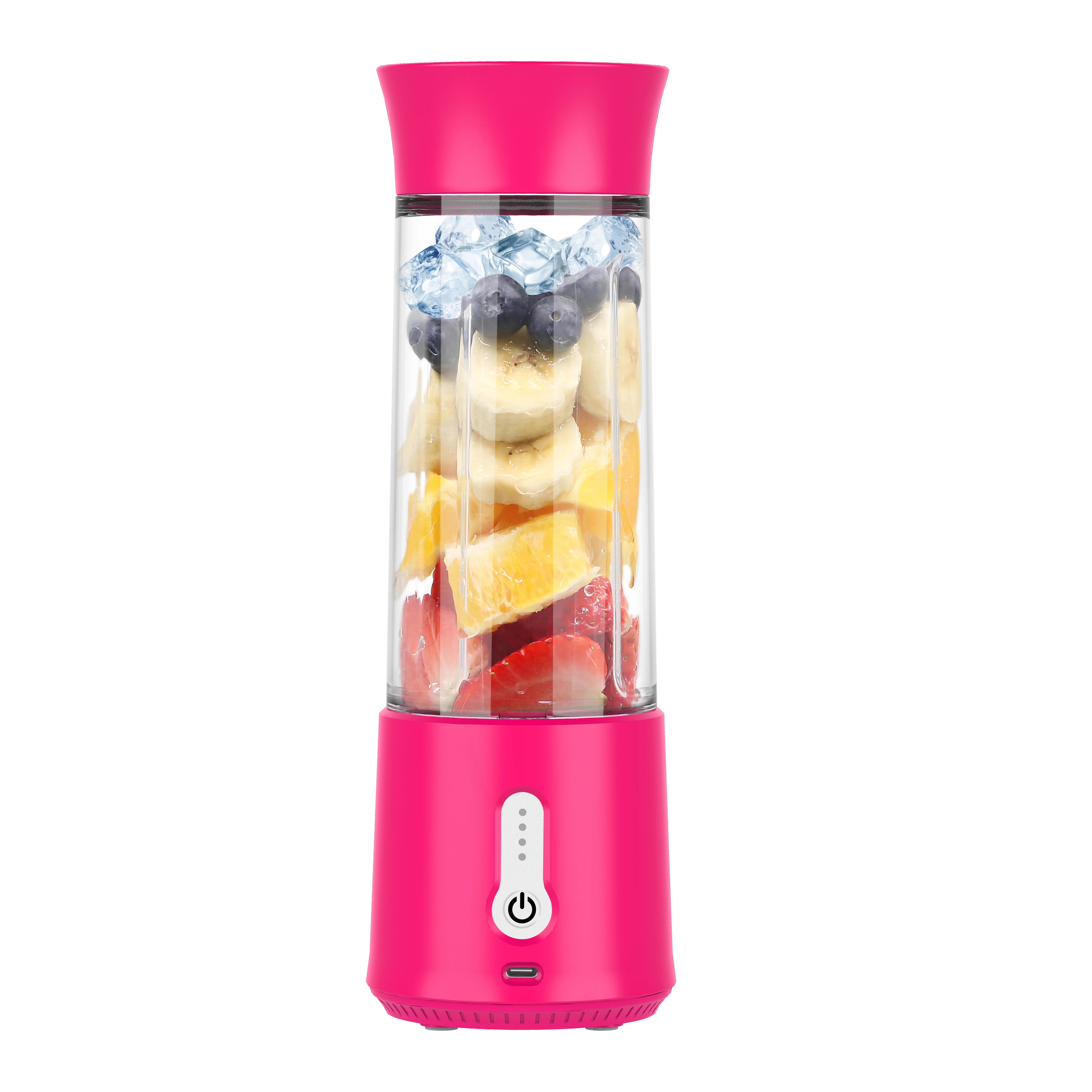 2020 New USB fruit ice Juicer handheld Blender 500 ml with 304 Stainless Steel 6 blades for household gift electric Rechargeable