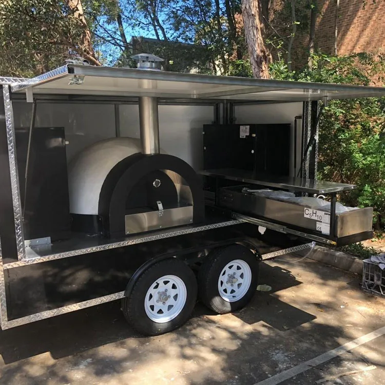 Wholesale Price Mobile Hotdog Food Trucks Mobile Ice Cream Food Truck Trailer Crepe Food Cart for Sale Frozen Car