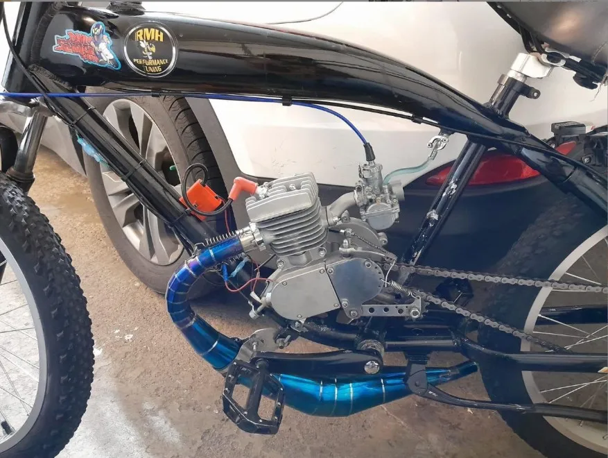 Custom Size 2-Stroke Engine Bicycle Accessories Steel and Stainless Steel Chain Adjuster Spring Chain Tensioner