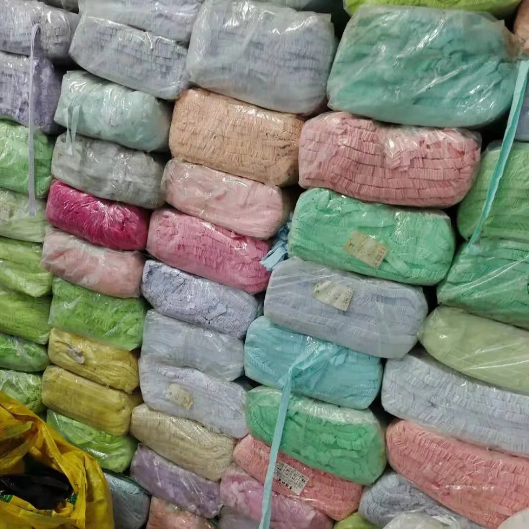 Stock lots surplus clearance elastic over stock clearance polyester San tou lots shoulder bra strap white polyester elastic