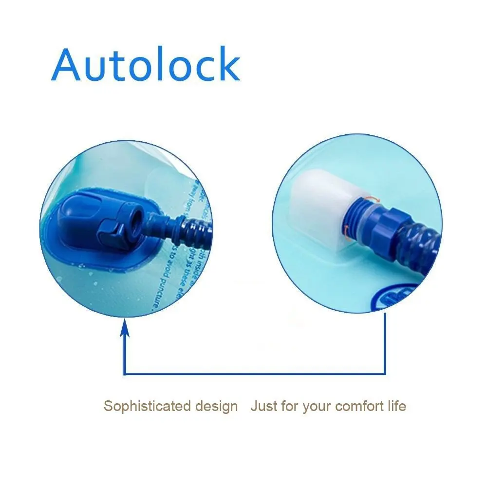 Hydration Bladder 2 Liter Leak-Proof Water Bladder, Free Water Reservoir For  Camping Backpack DRD005