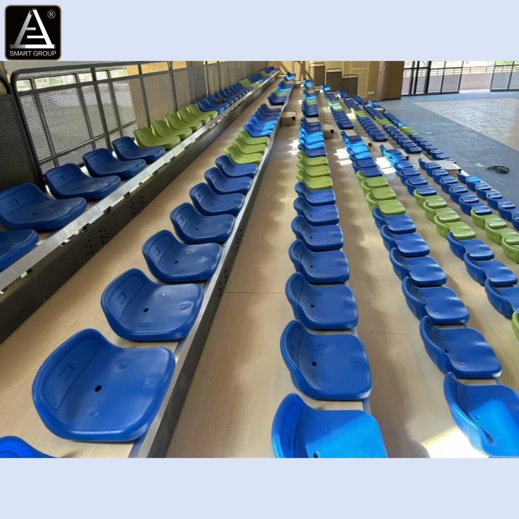 Metal Structure Telescopic Tribune Stand Stadium Retractable Bleachers Seats for Sale