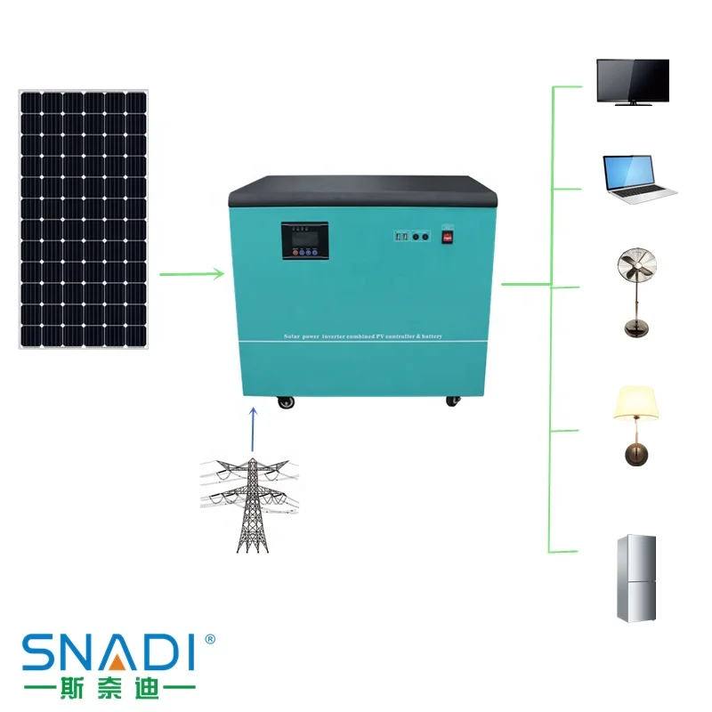 6KW 220v solar power generation system with panels