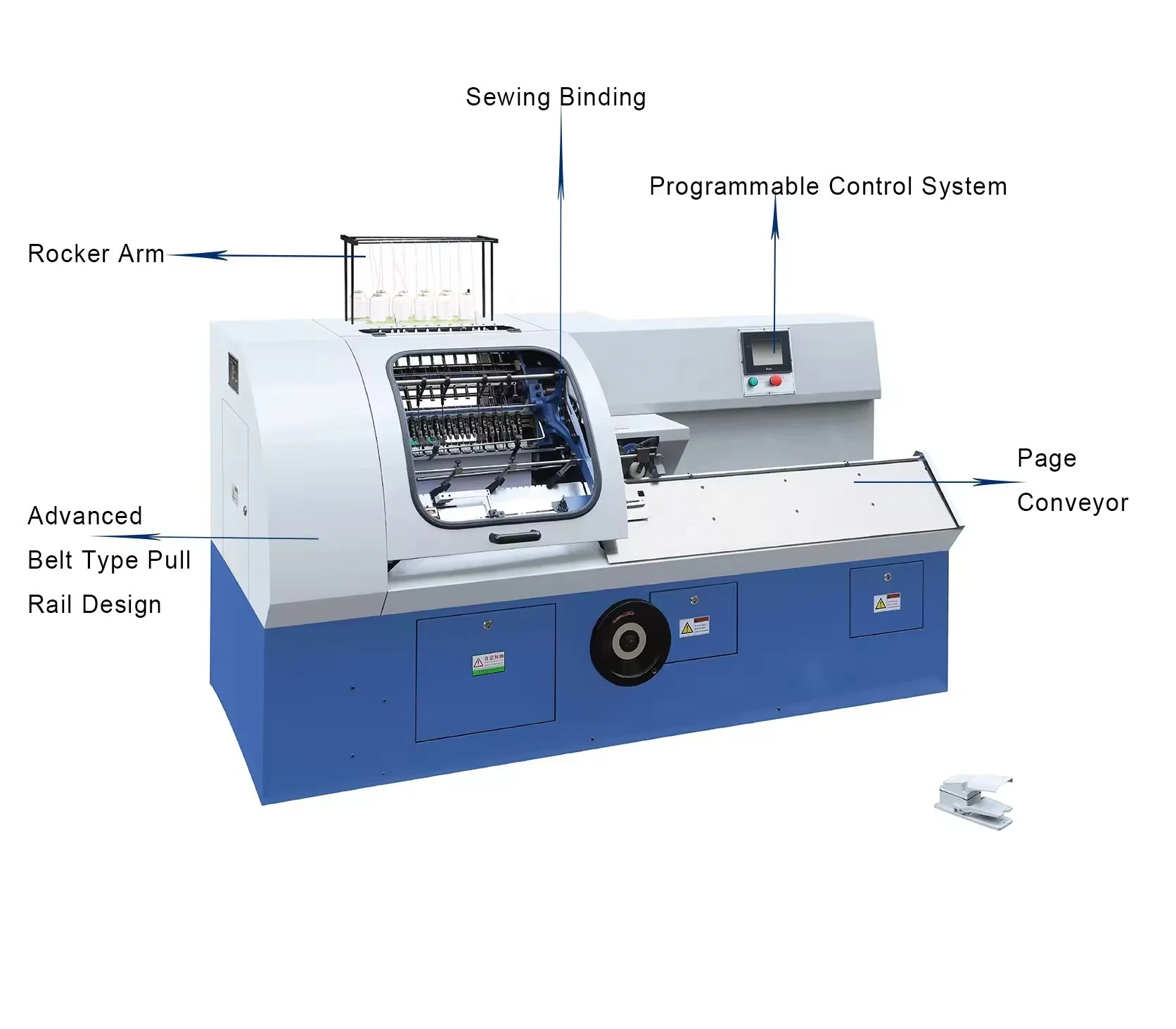 460 полуавтоматическая книжная швейная машина с переплетом книг (программируемая)