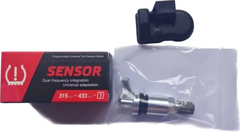 Factory Outlet Programmable Universal TPMS Sensor 433MHZ&315MHZ 2 in 1 Covering 98% of the models Internal Sensor