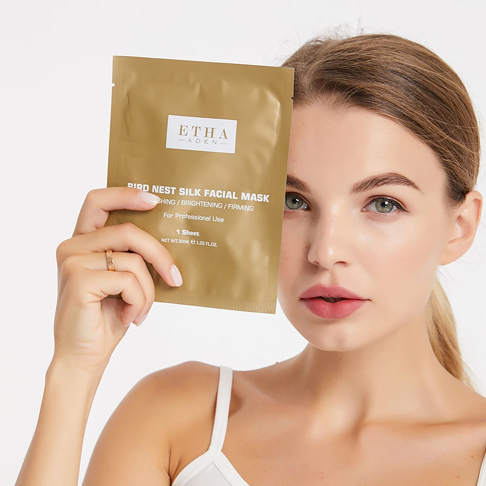 Private Label skin care Moisturizing Water Pumping natural organic Silk Korean Facial Mask