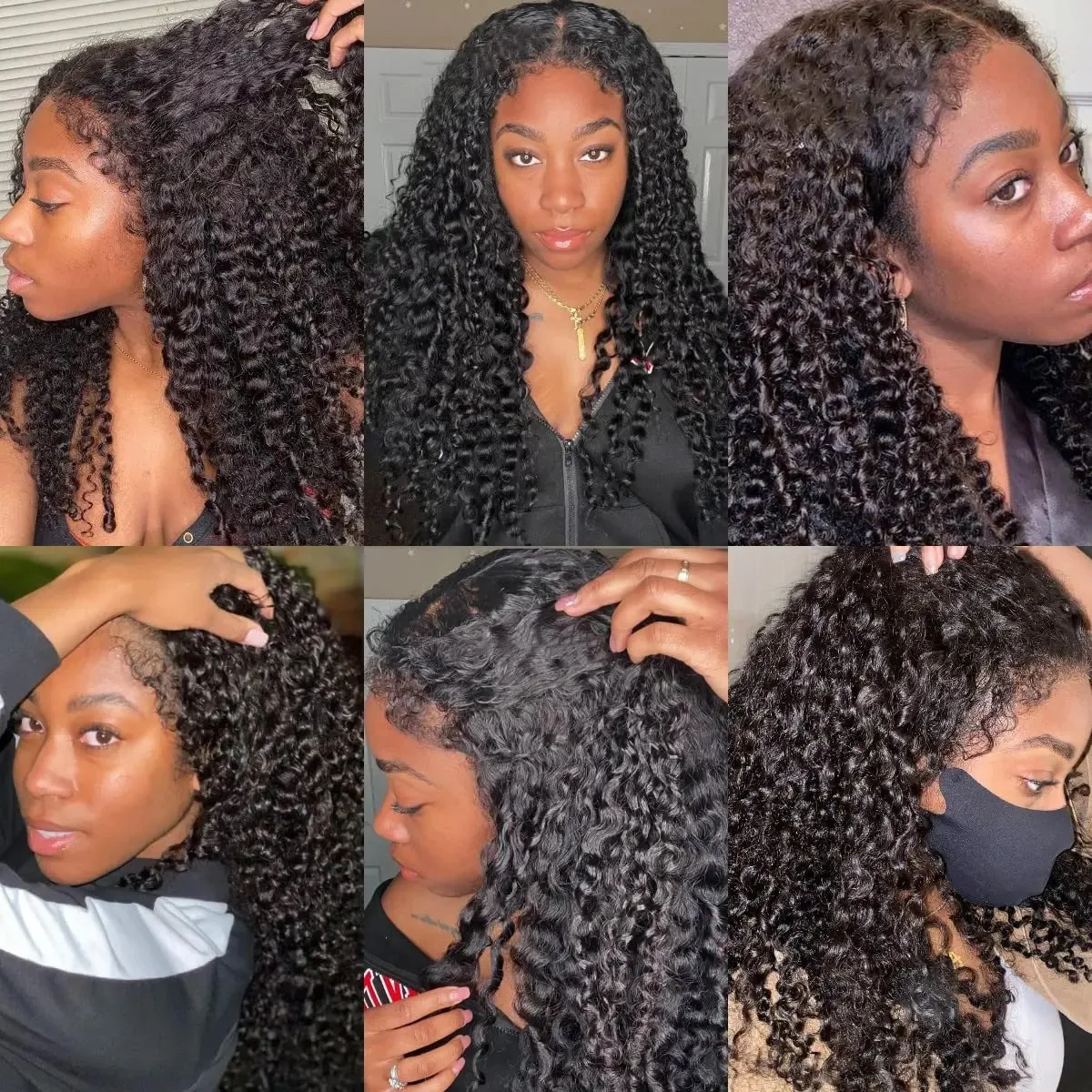Wholesale 180% 250%  Density Curly Wave HD Lace Human Hair Wigs for Black Women Brazilian Virgin Hair Lace Front Wig Baby Hair