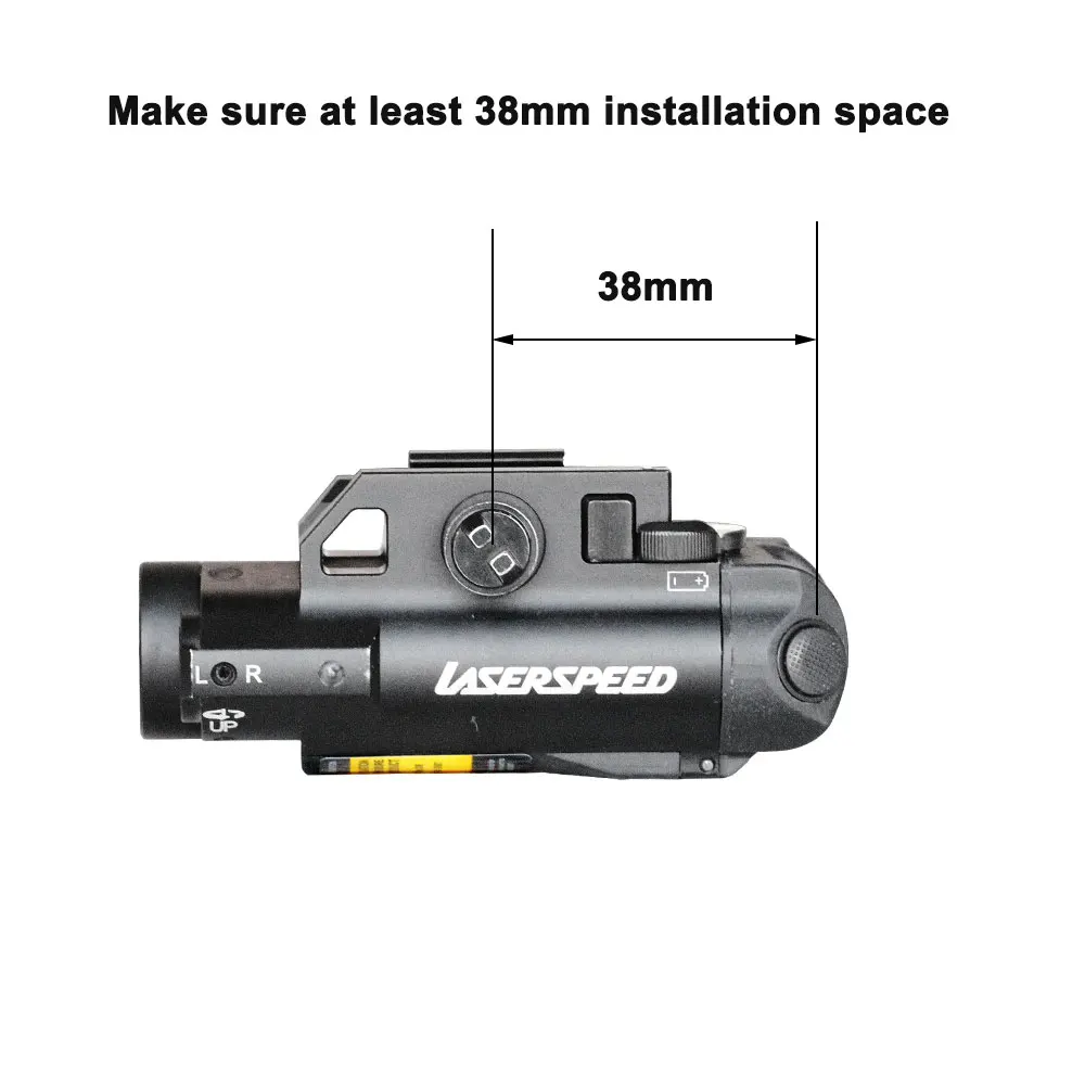 LASERSPEED LS-CL7 IR Infrared Laser LED White Light Combo