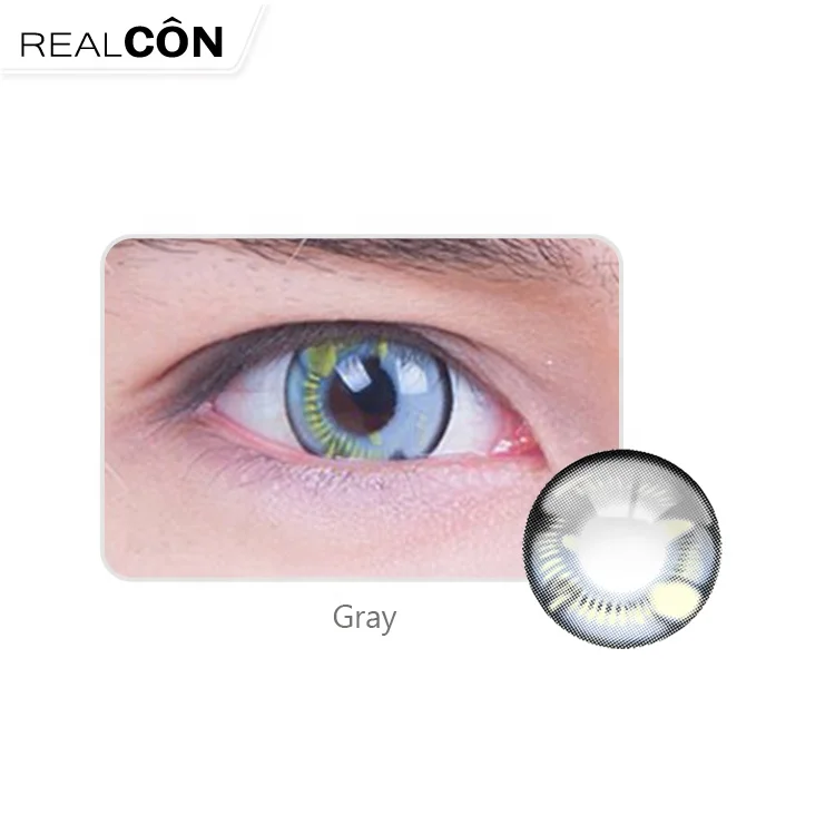 Realcon Fancy look Halloween Contact Lenses Crazy Color Contact Lens Coscon Colored Contacts Eye Lenses