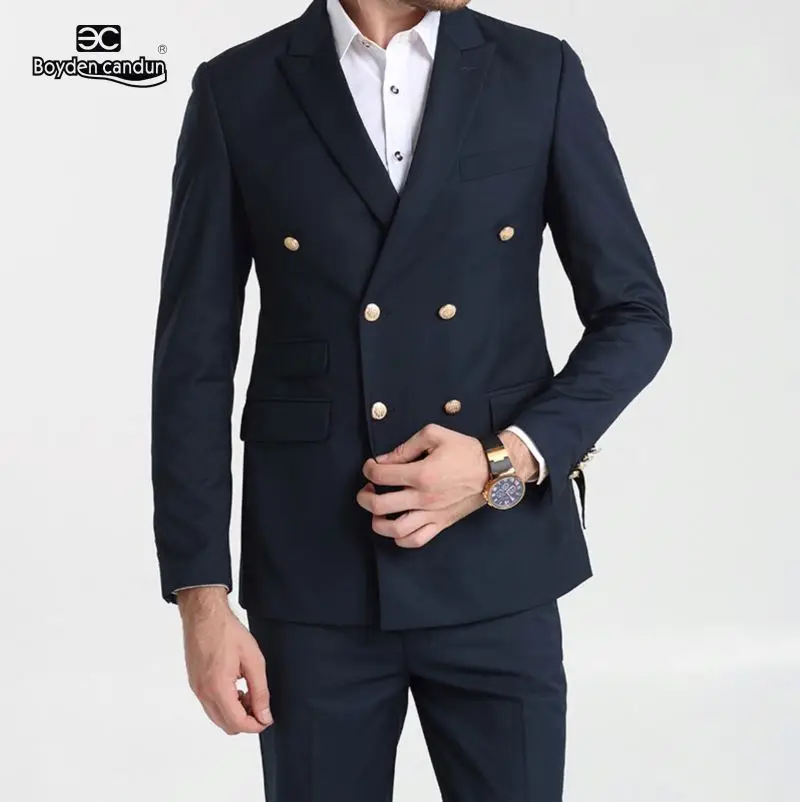 
Suit Fabric Men Emerald Green Suits 2 Pieces Blue Black Mens Elbow Patches Tweed Wedding Fir In Expensive For Sleeve Trouser 