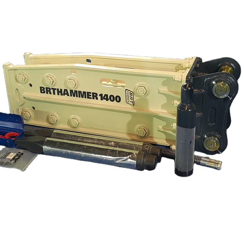 BRTHAMMER 0.6t to 50t hydraulic hammer for excavators at factory price Hammer For Excavator Hydraulic Rock Breaker Hammer
