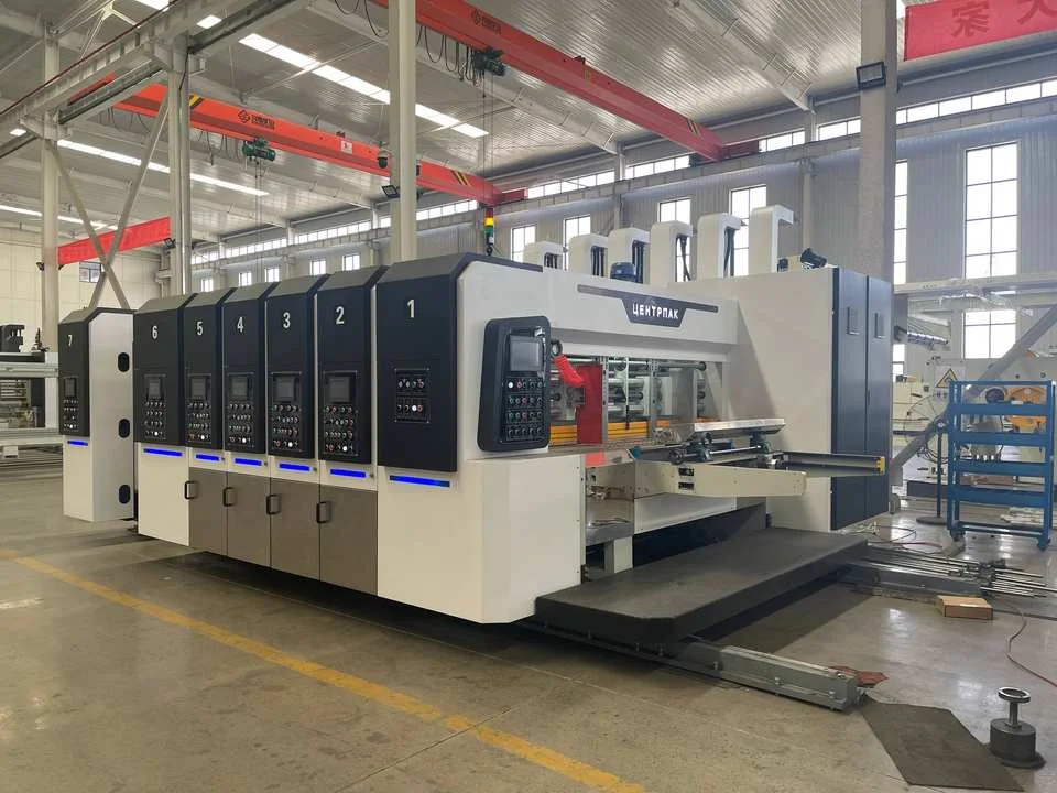 Quan Heng carton printing slotting die-cutting machinery automatic /carton printing slotting die-cutting machine easy to opera