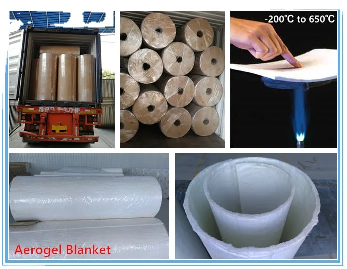silica aerogel fabric for interchange jacket