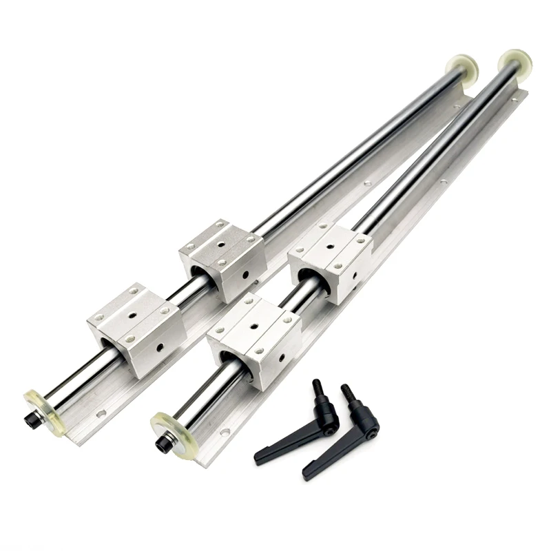 2pcs linear rail SBR40 linear guide 100mm to 2250mm 30mm Linear rails 4 pcs SBR40UU Ball Bearing Block CNC Router