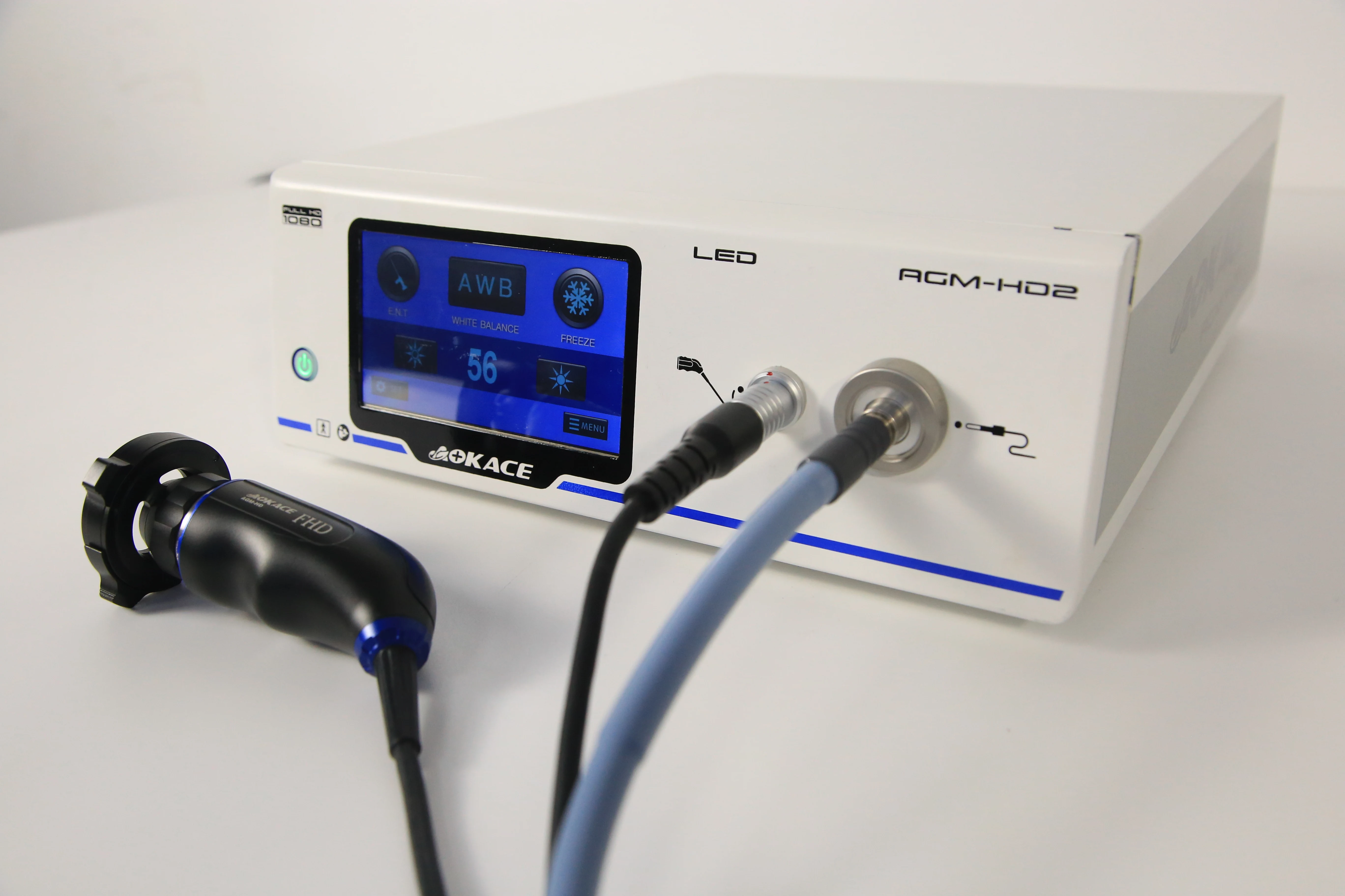 AGM HD2 All-in-one Portable Endoscope Camera System camera and light source integrated endoscopy camera Aokace