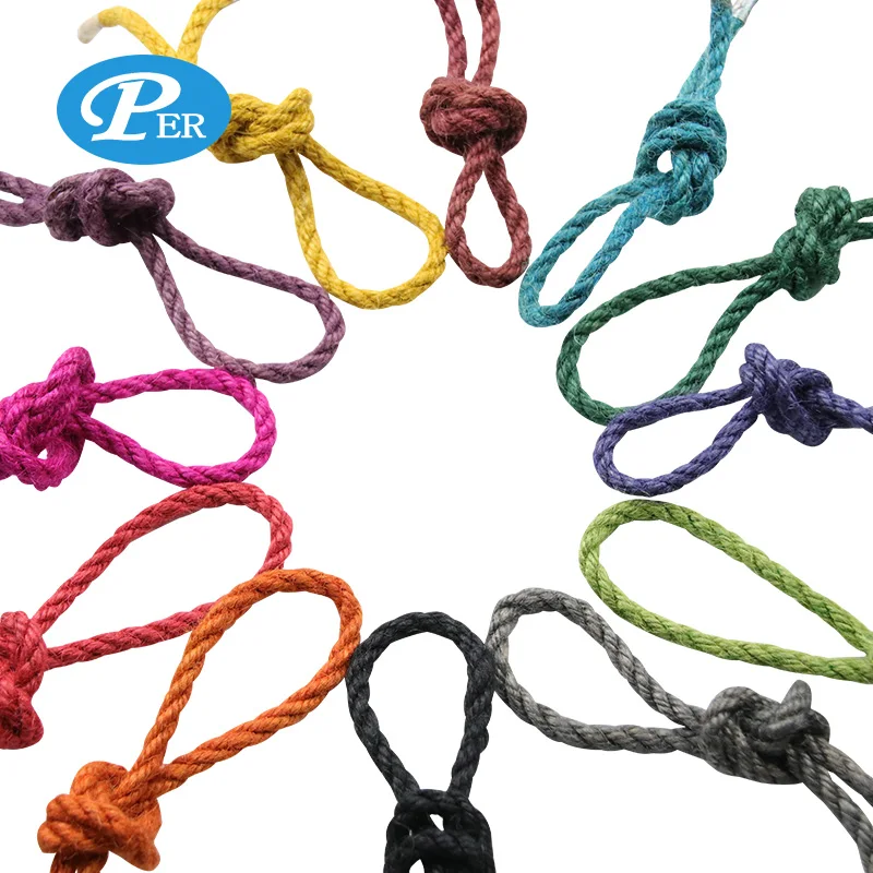 Colored Jute Dyed Rope of Twine