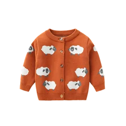 AustinBella/оптовая продажа бутик детской одежды для мальчиков вязаная детская одежда 100% хлопок Детский милый кардиган