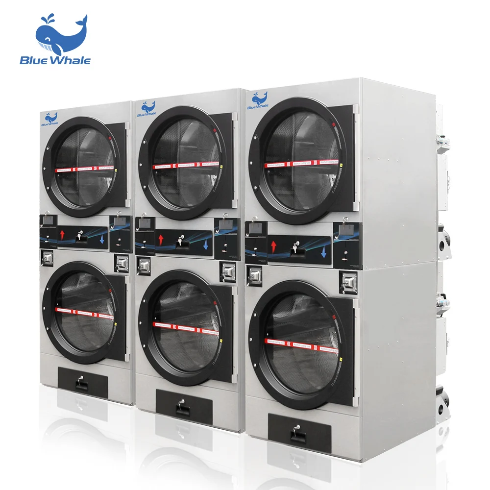 Новая полностью автоматическая многослойная сушилка для одежды из нержавеющей стали, работающая от монет, для прачечной