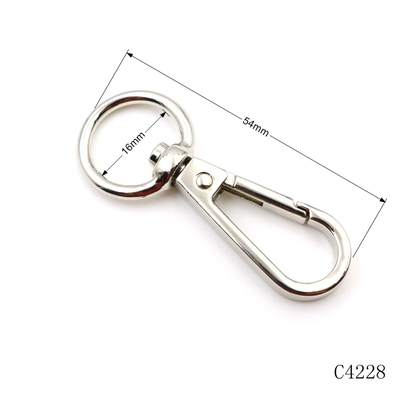 wholesale swivel snap hook dog swivel snap hook gun metal nickel metal snap hooks