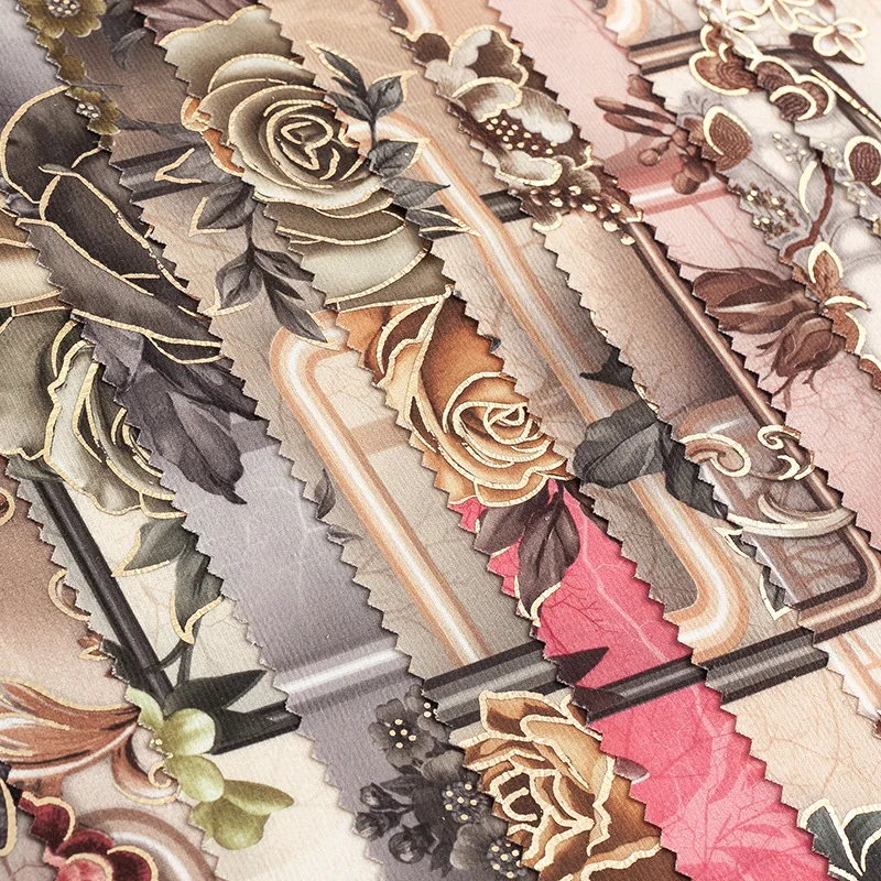 Manufacturers Wholesale Technology Velvet Fabric European Pattern Sofa Velvet Print Fabric