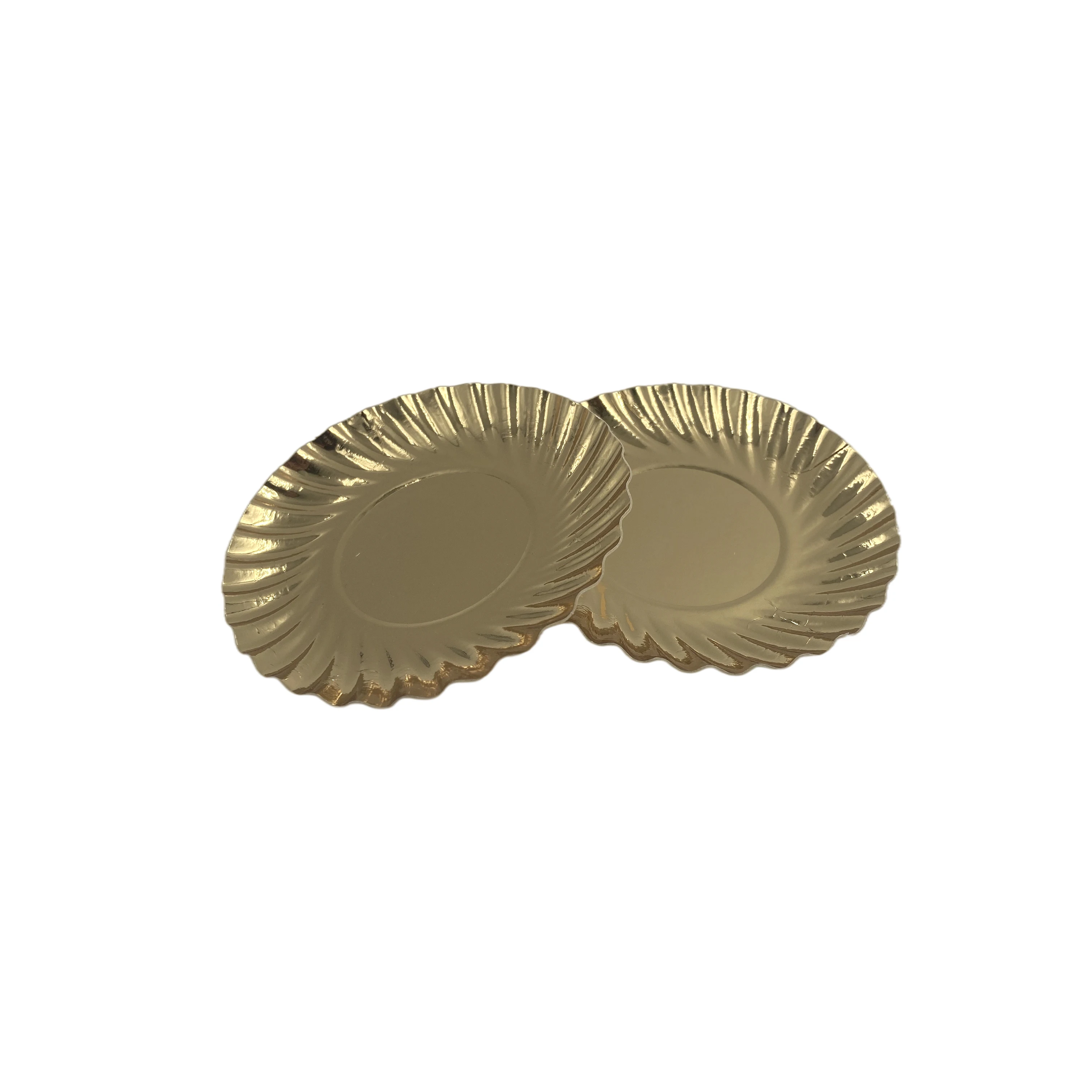 
Disposable Paper Plate Round Tray Dinner Table Serving Tray For Food 