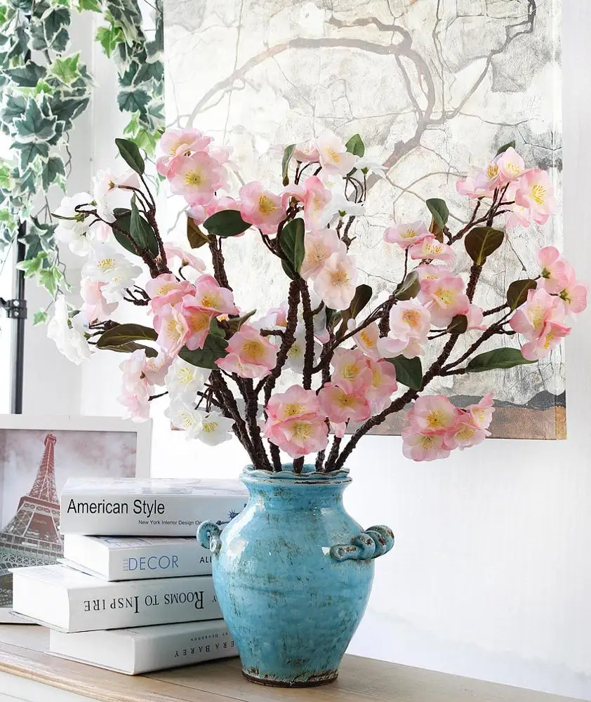 FCC-R121 New design Single cherry blossoms artificial sakura blossom tree wedding decor