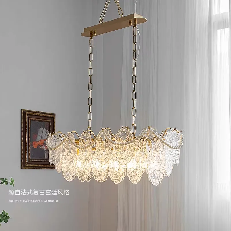 Palace Style Vintage Elegant Art LED Hanging Lamps Luxury Modern Wedding Restaurant High Ceiling K9 Crystal Chandelier