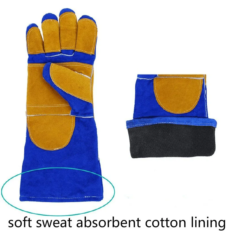 RHK TECH High Temperature Resistant Protective Welding Gloves Safety Work Welding Gloves