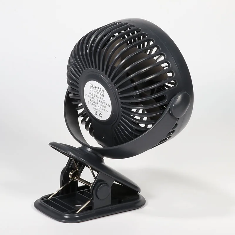 Tirol Portable With Fully Enclosed Safety Protection Device 12v Dc Swing Clip-on Car Fan