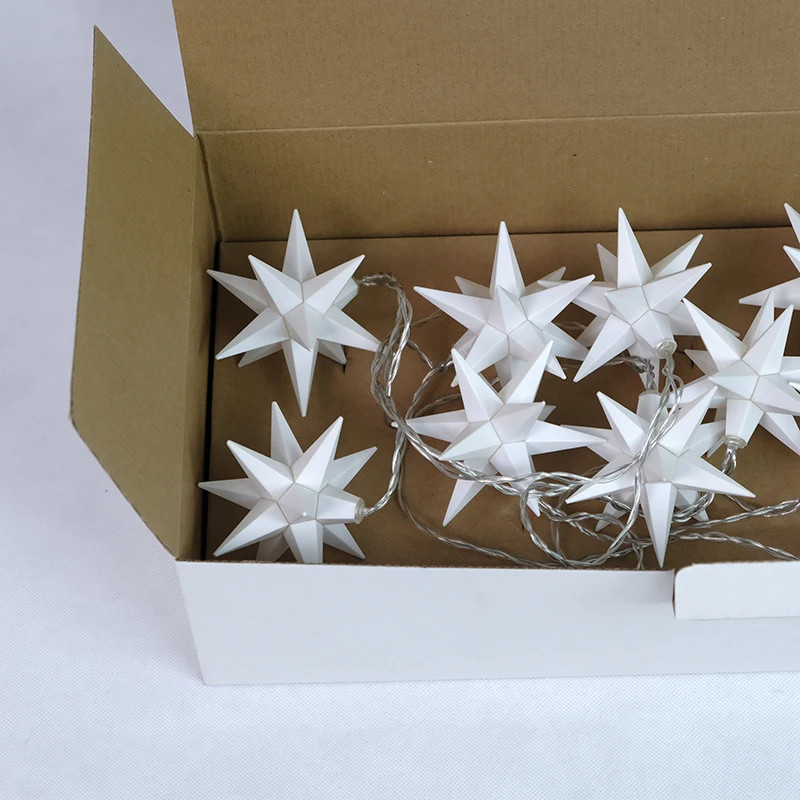 Firework led light fairy christmas five-pointed 3d star string lights christmas lights decoration stars