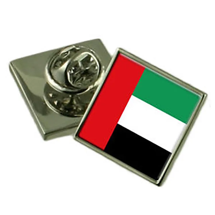 
Metal national country flags lapel pins uae badge 