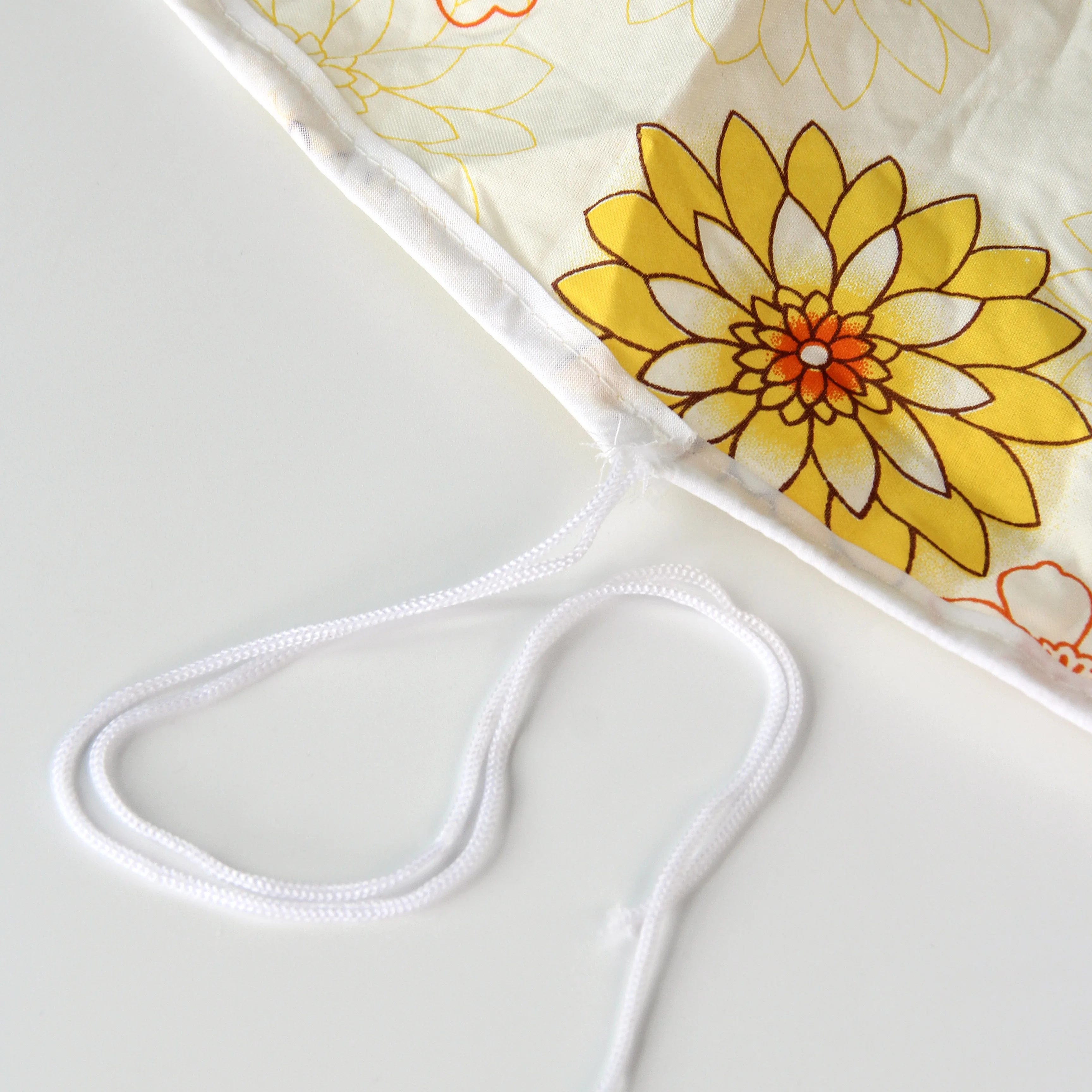 Custom Best Quality yellow flower printed Ironing Board case drawstring Heat Resistance Ironing Board Cover