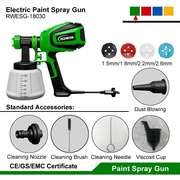 700W Electric Power HVLP Air Spray Paint Gun Portable Car Sprayer Painting Machine Electrical Handheld Mini Spray Guns