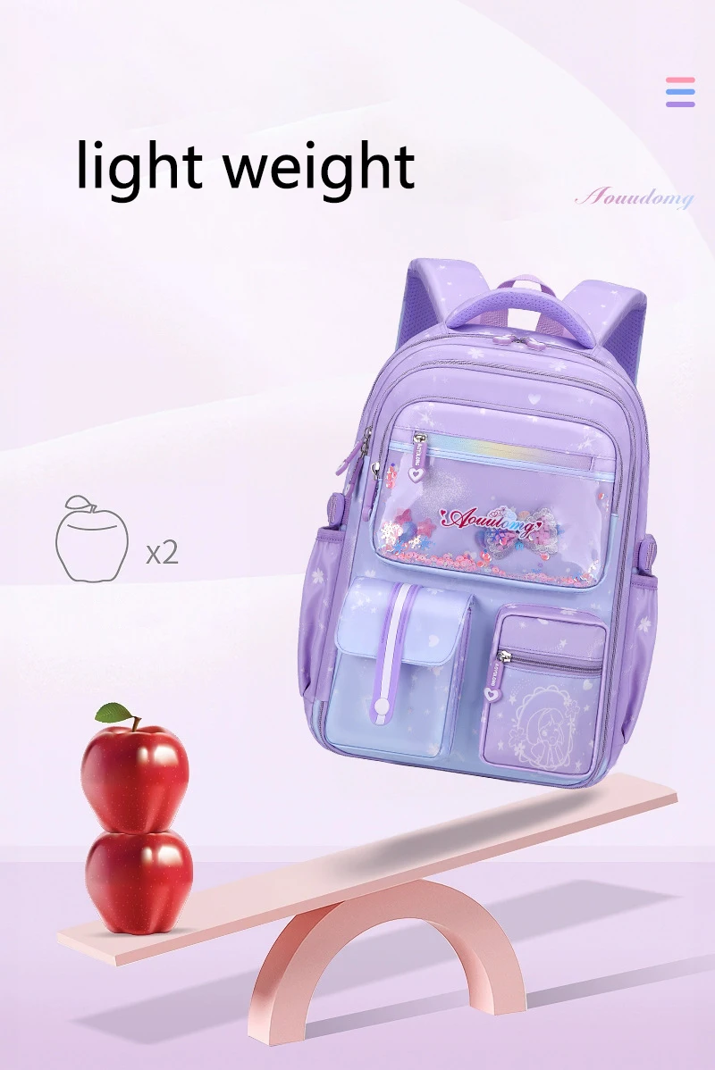 wholesale mochilas escolares 2024 sac scolaire children beautiful nylon school backpack student girl school bags for kids