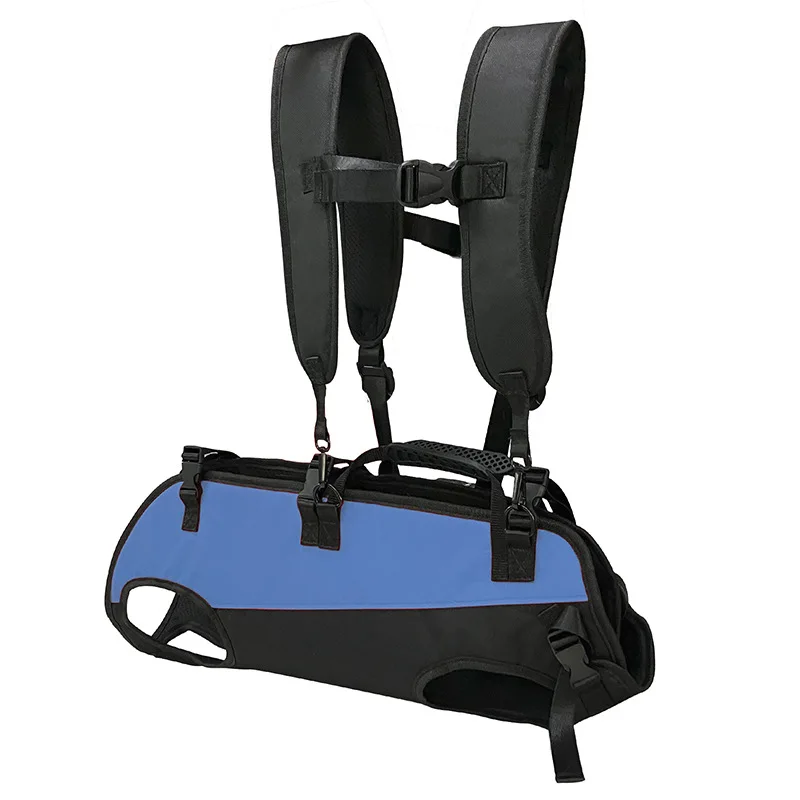 OEM Adjustable Polyester Dog Harness Full Body Support Walk Dog Sling Carrier with Spine Protection for Aged Pets