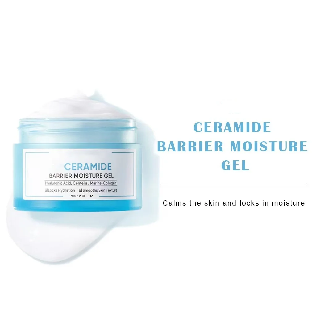 Ceramide mild face cream  Red reducing hydrating and calming face cream  Hyaluronic acid containing collagen protein