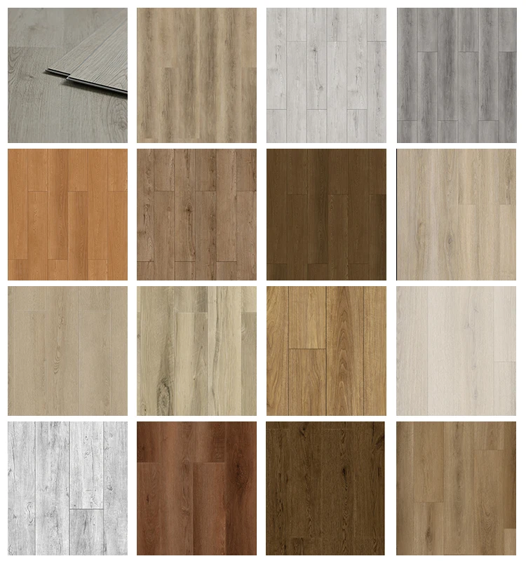 4mm 0.3 wear layer Spc Wood Grain Spc Flooring 4mm Interior Waterproof Plastic Pvc Vinyl Spc Flooring