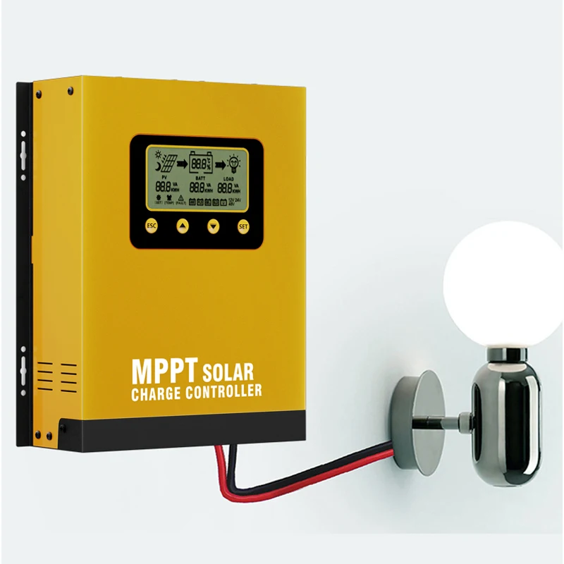 Solar regulator regulateur Mppt solar panel controller charger 12V 24V 48V 20A 30A 40A 50A 60 Amp mppt Solar Charge Controller