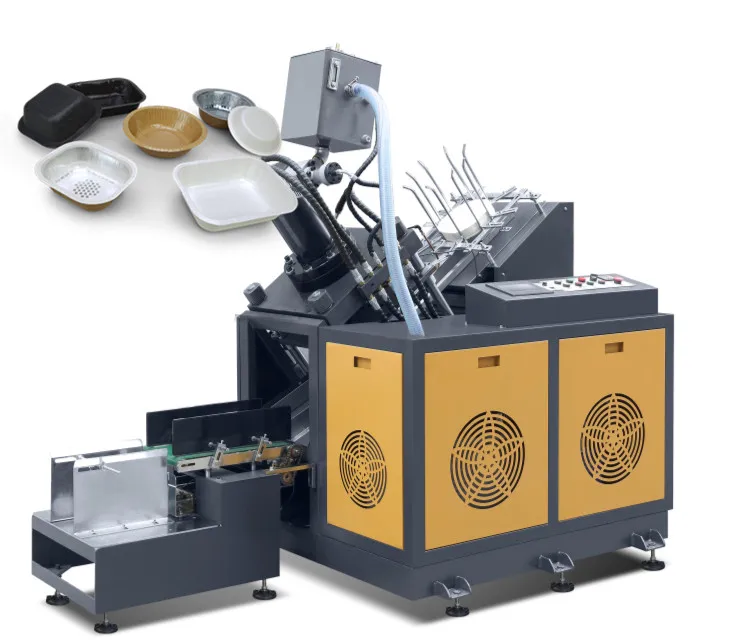 China supplier automatic disposable silver paper plate  machine making with partition