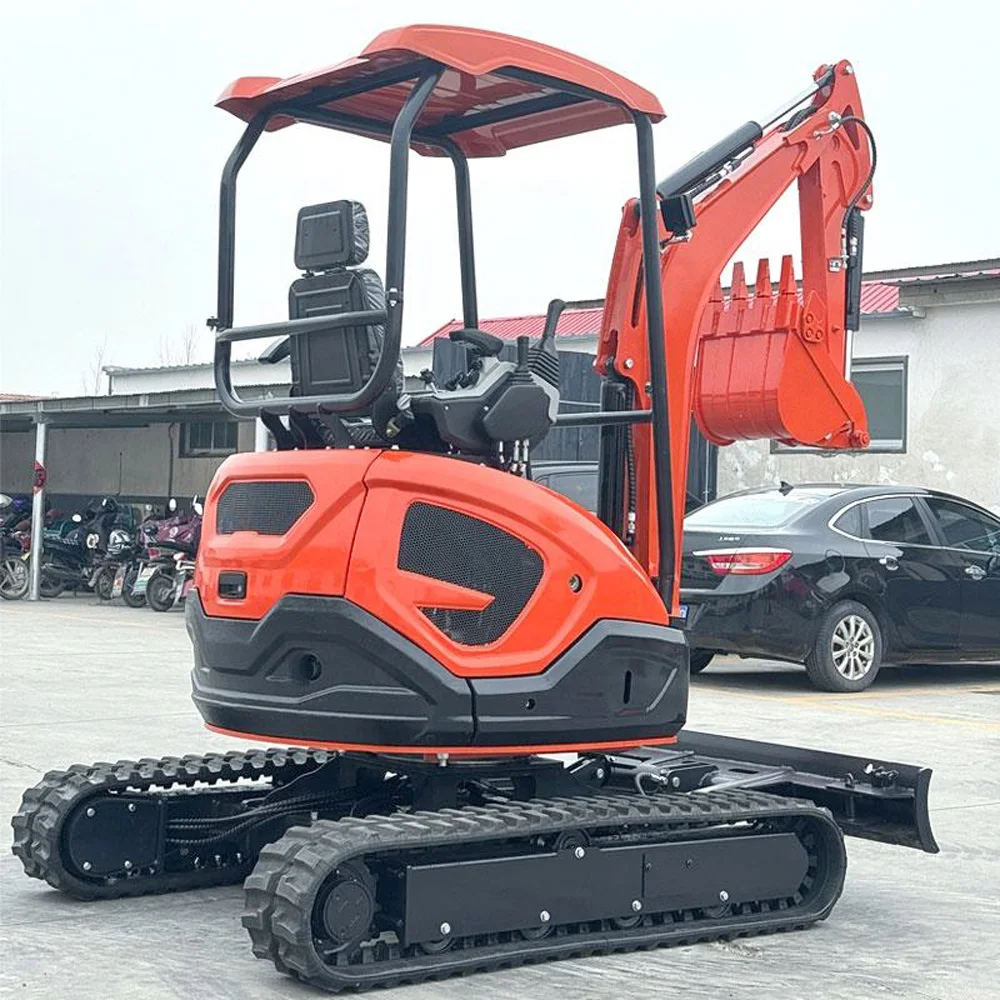 Hot selling Chinese mini small digger 1ton 1.5ton 2ton 2.5ton CE/EPA/EURO 5 wholesale compact mini excavators with swing boom