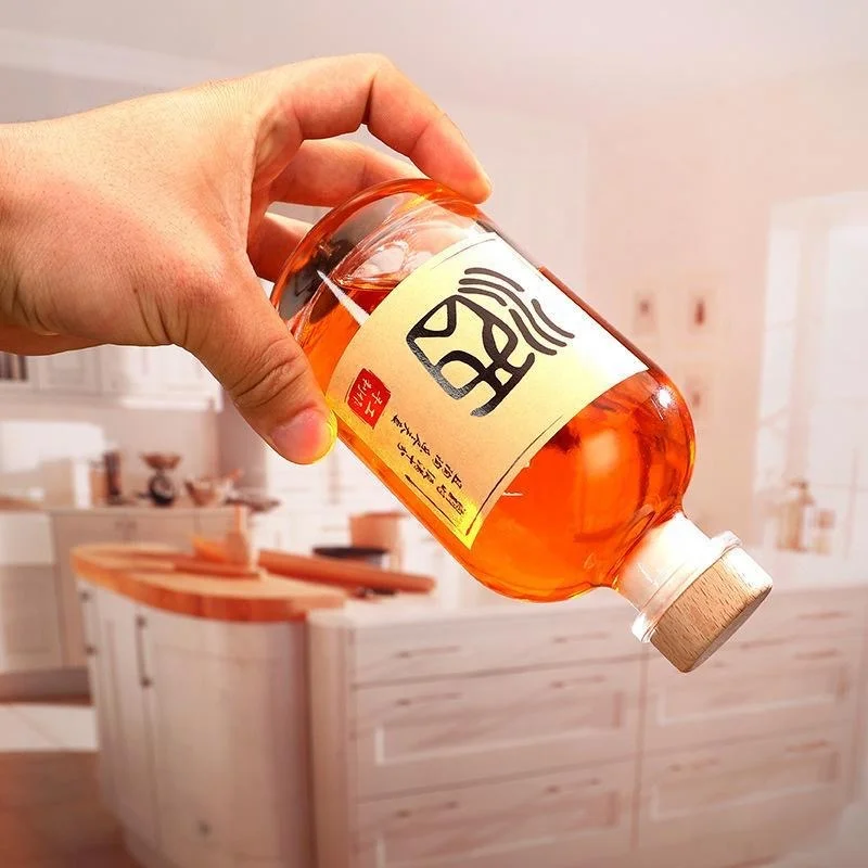 Most popular 100ml 250ml 375ml beverage liquor mini liquor clear glass bottle