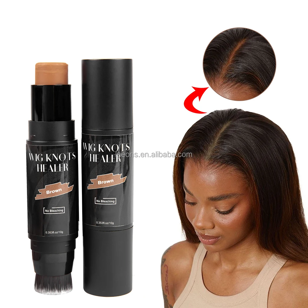 Private Label Wig Dye Pen Natural Look Color Wig Pen Washable Hair Dye Pen Stick with Brush
