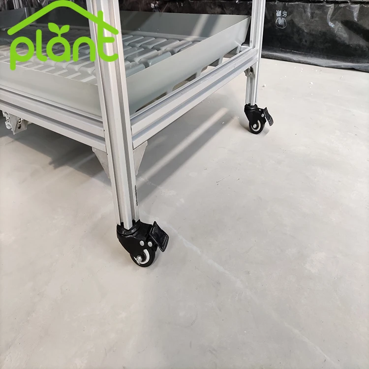 Agriculture nursery hydroponic vertical growing rack for planting