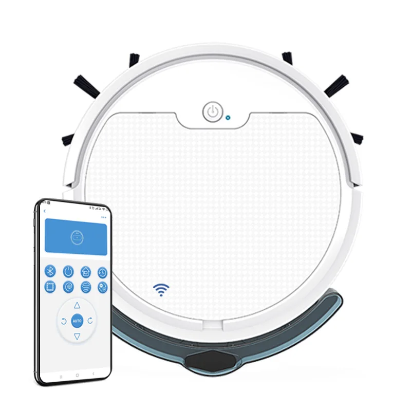 OB8S-MAX CE FCC APP Control USB Smart 3000mAH Robotic Home Carpet Floor Mop Sweep 3 In 1 Robot Vacuums Cleaner